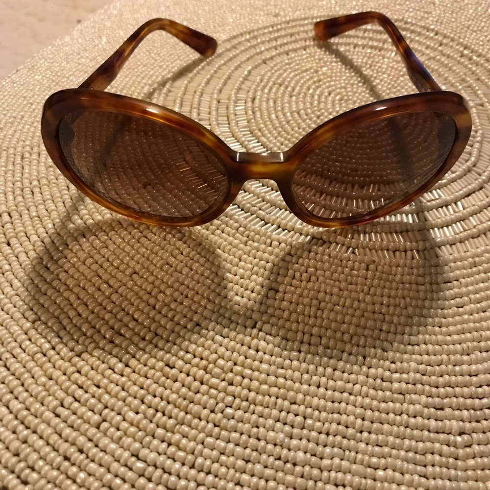 PRADA BROWN MARBLEIZED DESIGNER SUNGLASSES